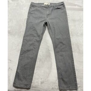 Rustic Dime Jean Men 38 Gray Slim Fit Stretch Straight Leg Cowboy USA